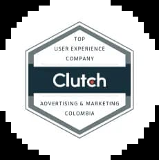 Certificación clutch top user experience company 