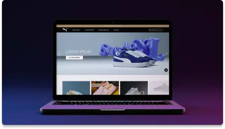 Ilustración proyecto digital puma, página web